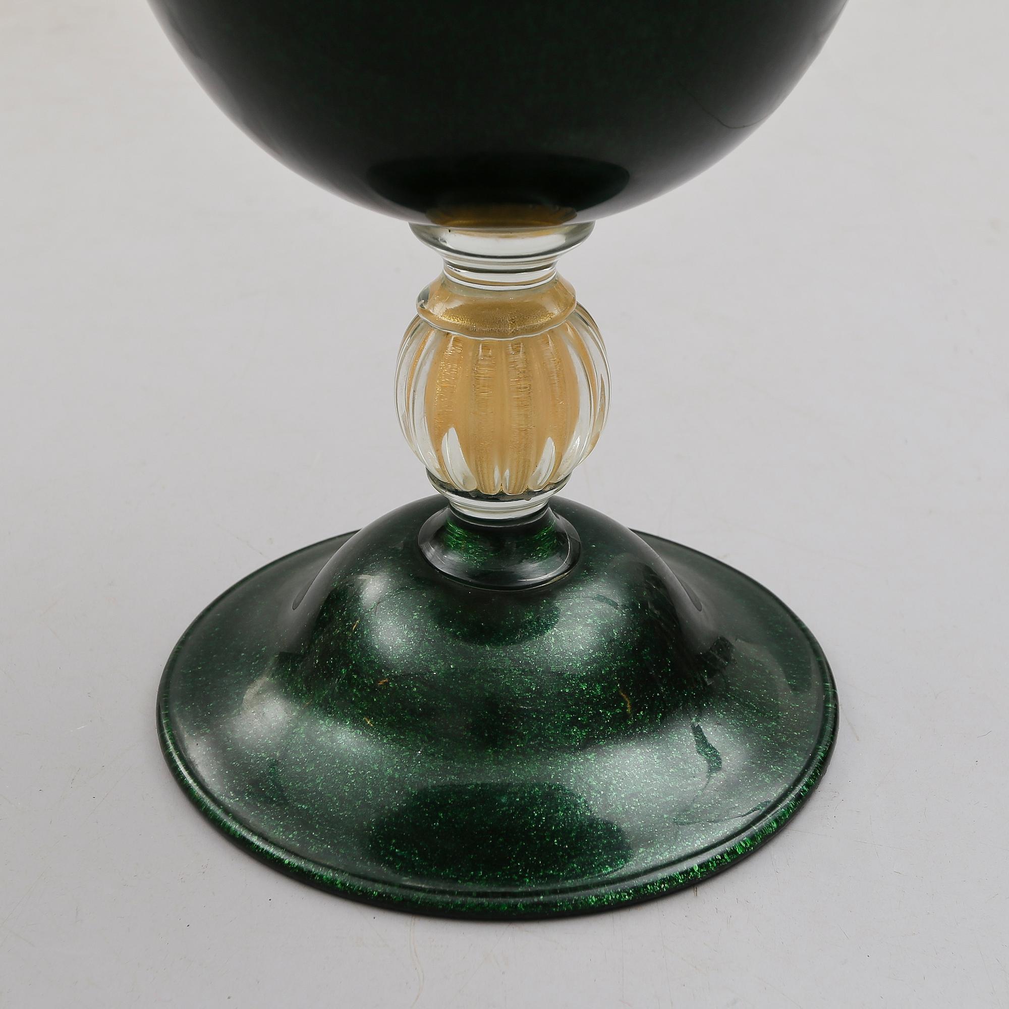 LOCKPOKAL, glas, Murano, 1900-tal.