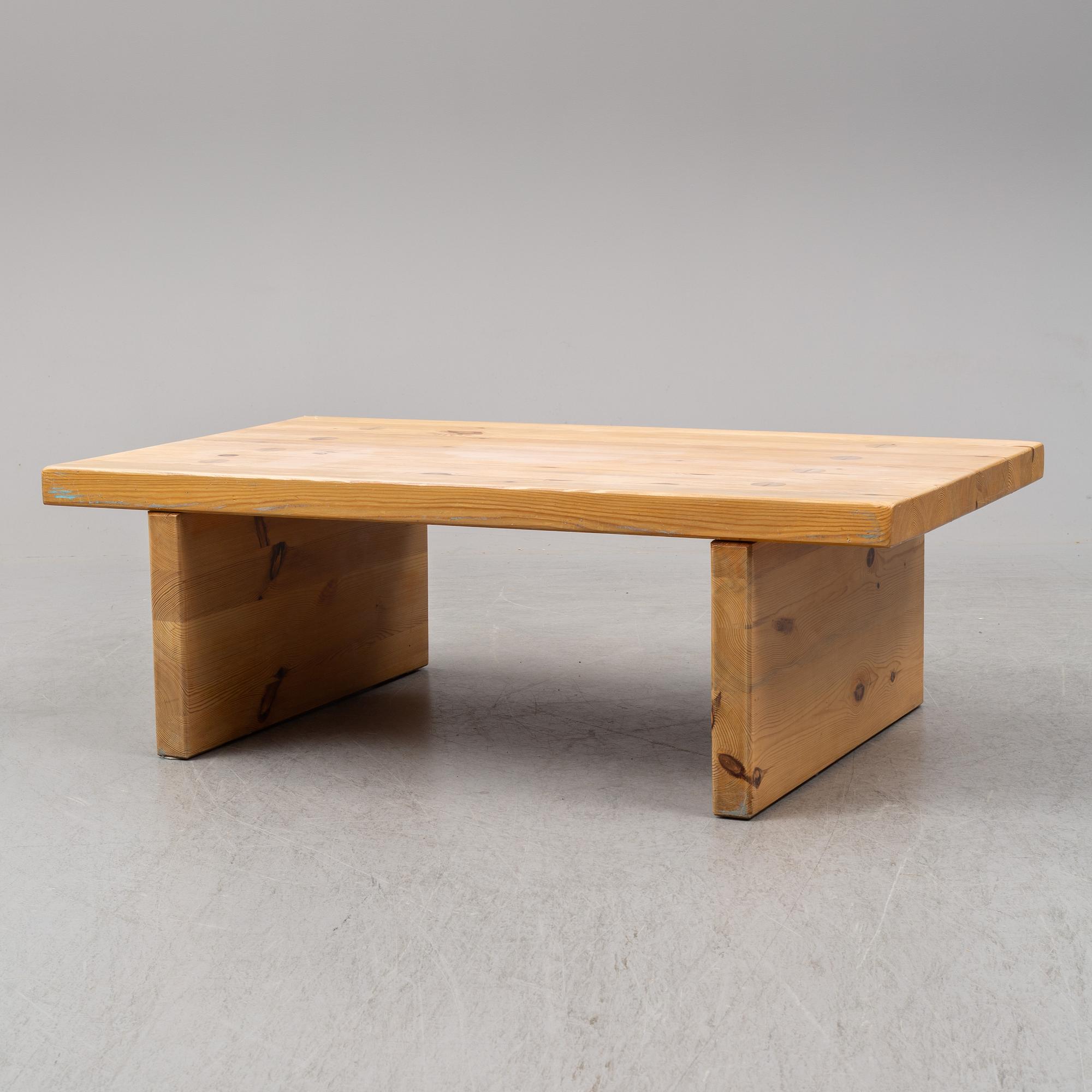 A 1960s-70s pine sofa table.