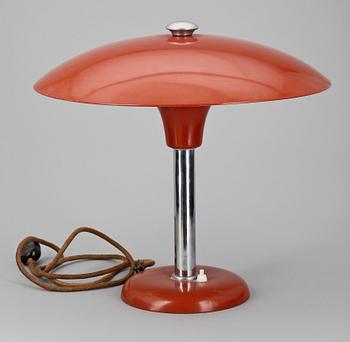 BORDSLAMPA, märkt Metallwerke Schröder Lobenstein, 1930-40-tal.