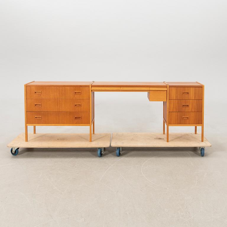 Bertil Fridhagen, sminkbord med stol för Bodafors 1960-tal.