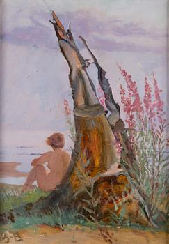 198. Venny Soldan-Brofeldt, GIRL ON A SHORE.