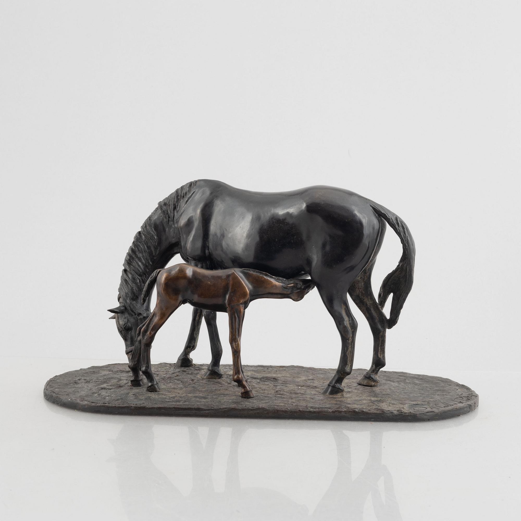Antonio Coello de Portugal, Mare with foal.