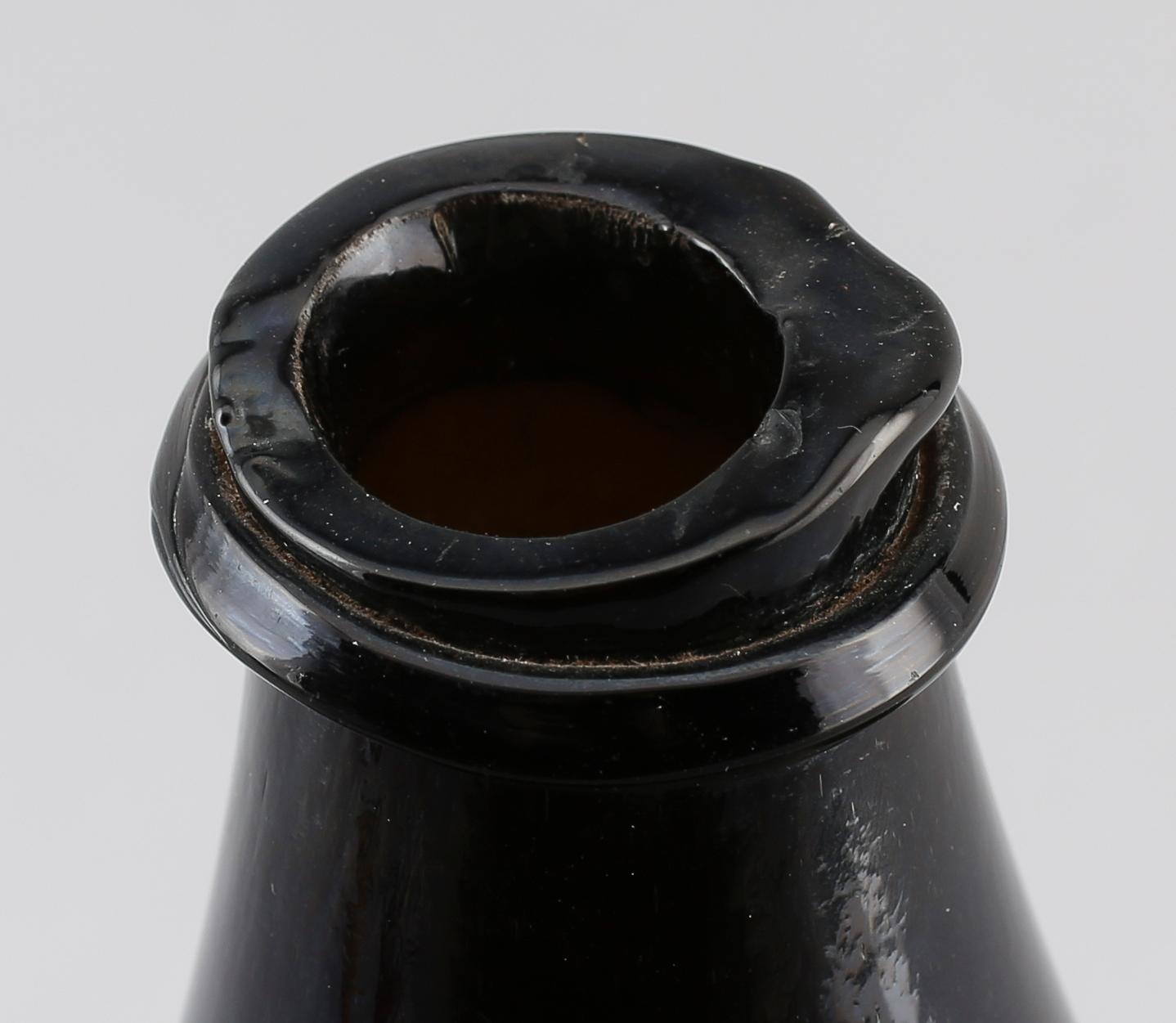 FLASKA, glas, sannolikt 1800-tal.