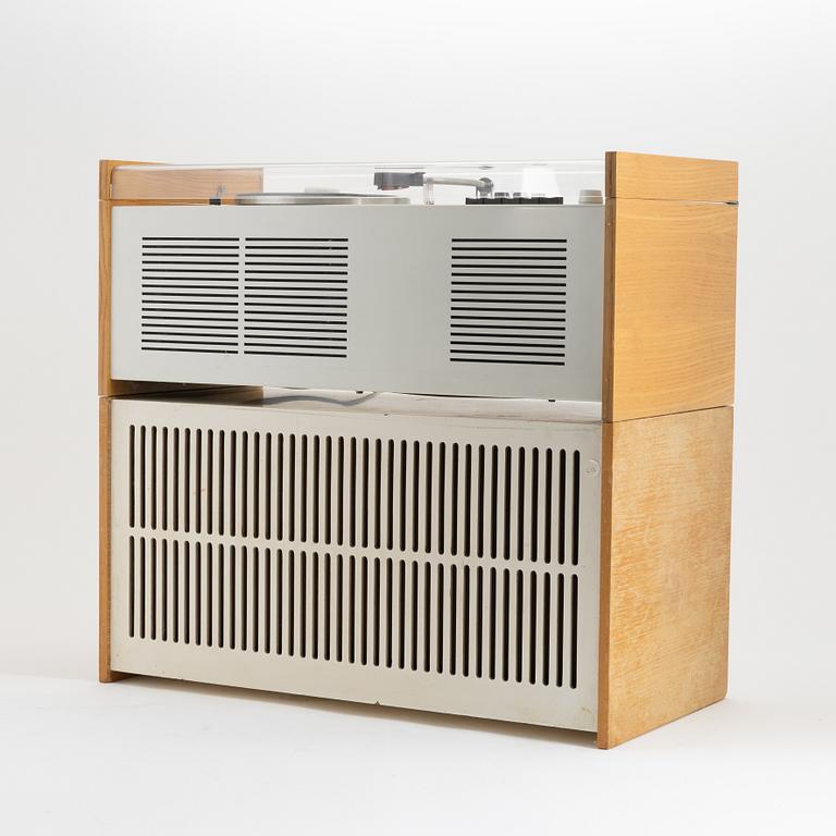 Dieter Rams, skivspelare med högtalare, SK 55 och L 12, Braun.