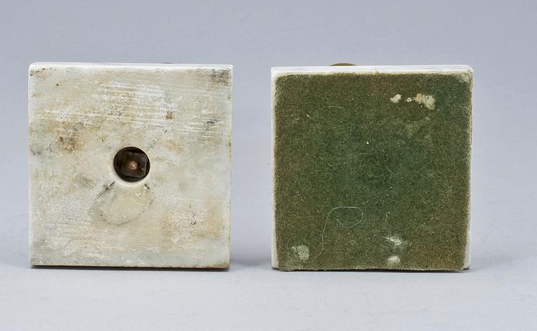 LJUSSTAKAR, ett par, gustaviansk stil, 1800-tal.