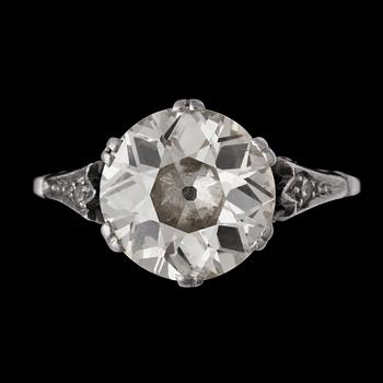 1373. An antique cut diamond, app. 3 cts.