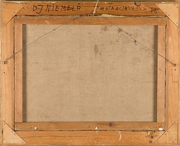 David Johannes Niemelä, oil on canvas, signed and dated 1917.