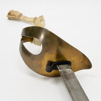 Sabel, svensk, m/1864 för kavallerimanskap, med balja.