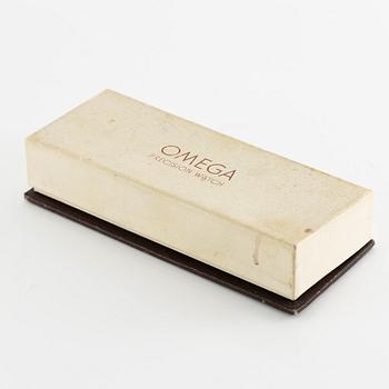 Omega, "Antimagnetisk, Vattentät, Stötskyddad", armbandsur, 35 mm.