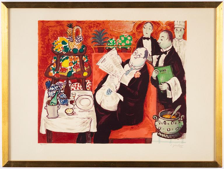 Lennart Jirlow, litograph in colours, signed and numbered 46/310.