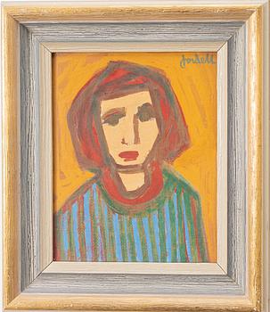 Ivan Jordell, Woman in a Striped Jumper.