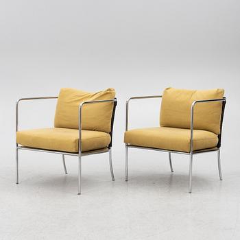 Piero Lissoni, fåtöljer, ett par, "Café", Living Divani, Italien.