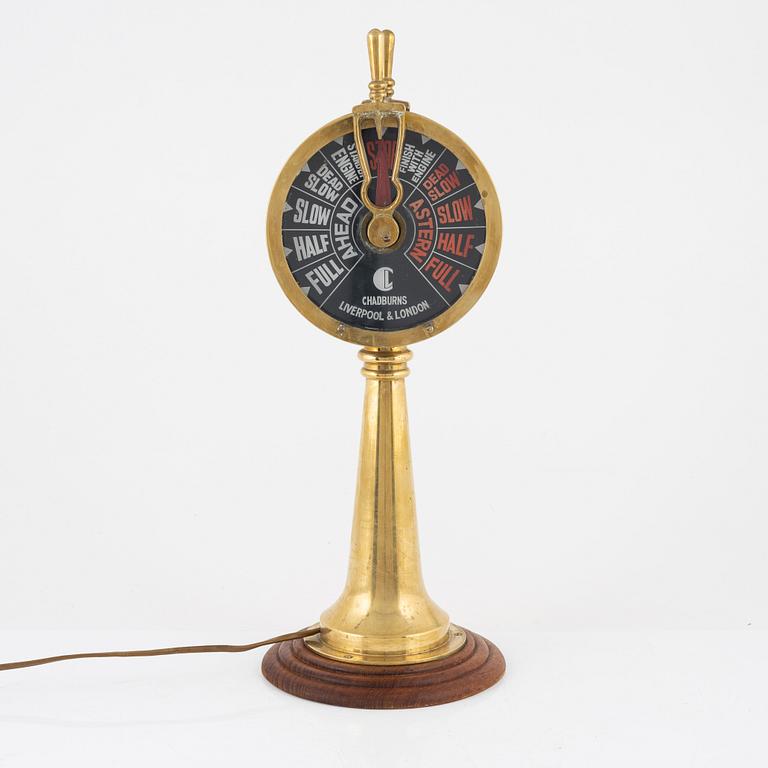 Maskintelegraf, Chadburns, Liverpool & London, 1900-talets första hälft.