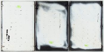 TORE HULTCRANZ, emaljfält, 3 st, signerad och daterad 1960.