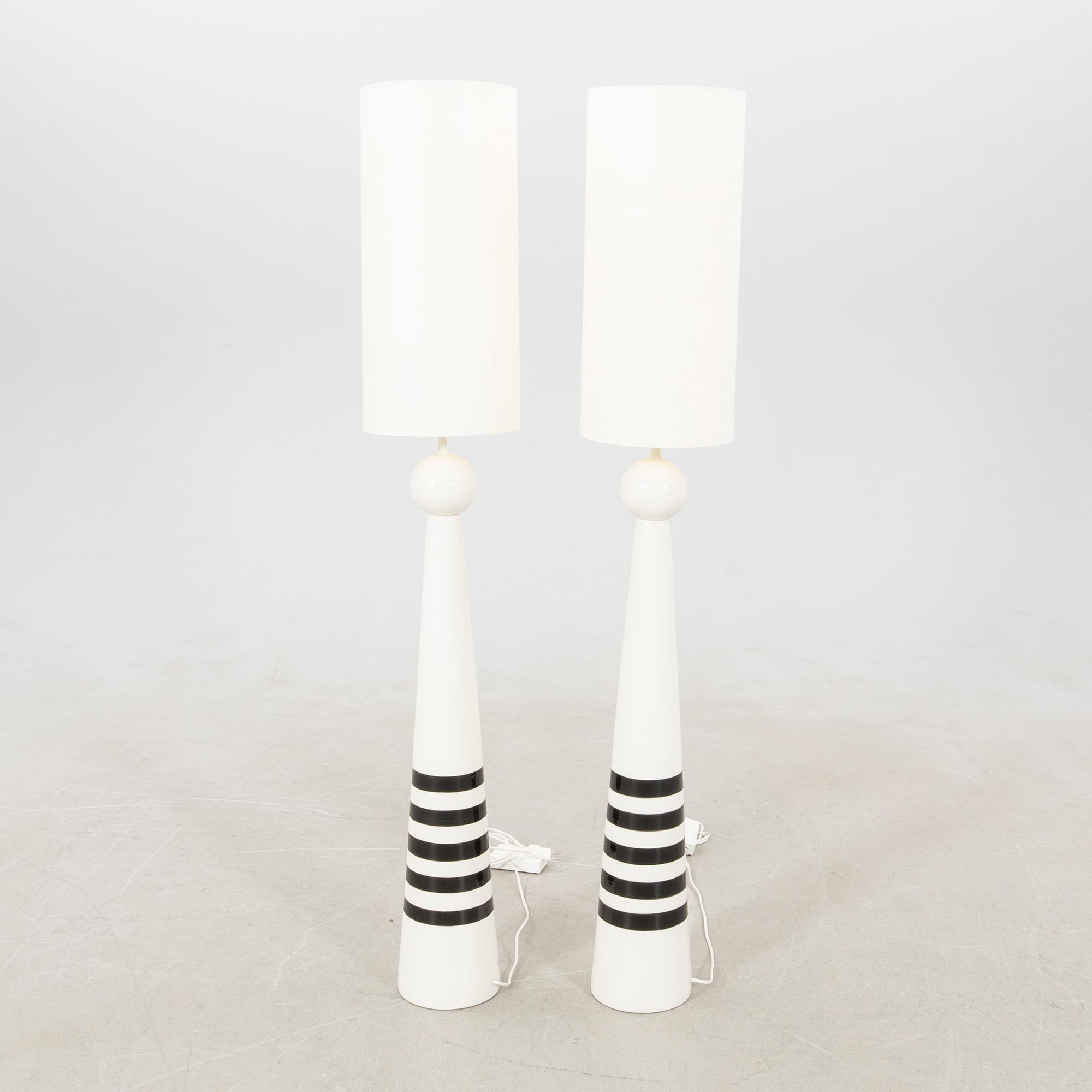 Floor lamps a pair Sporvil Portugal second half of the 20th century.