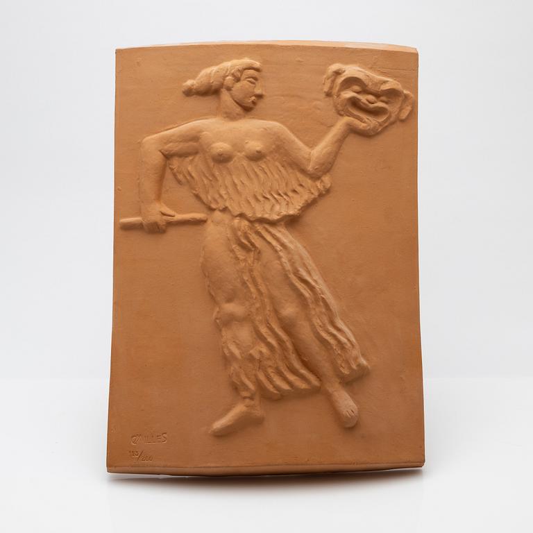 Carl Milles, after, wall relief, signed and numbered 113/200.