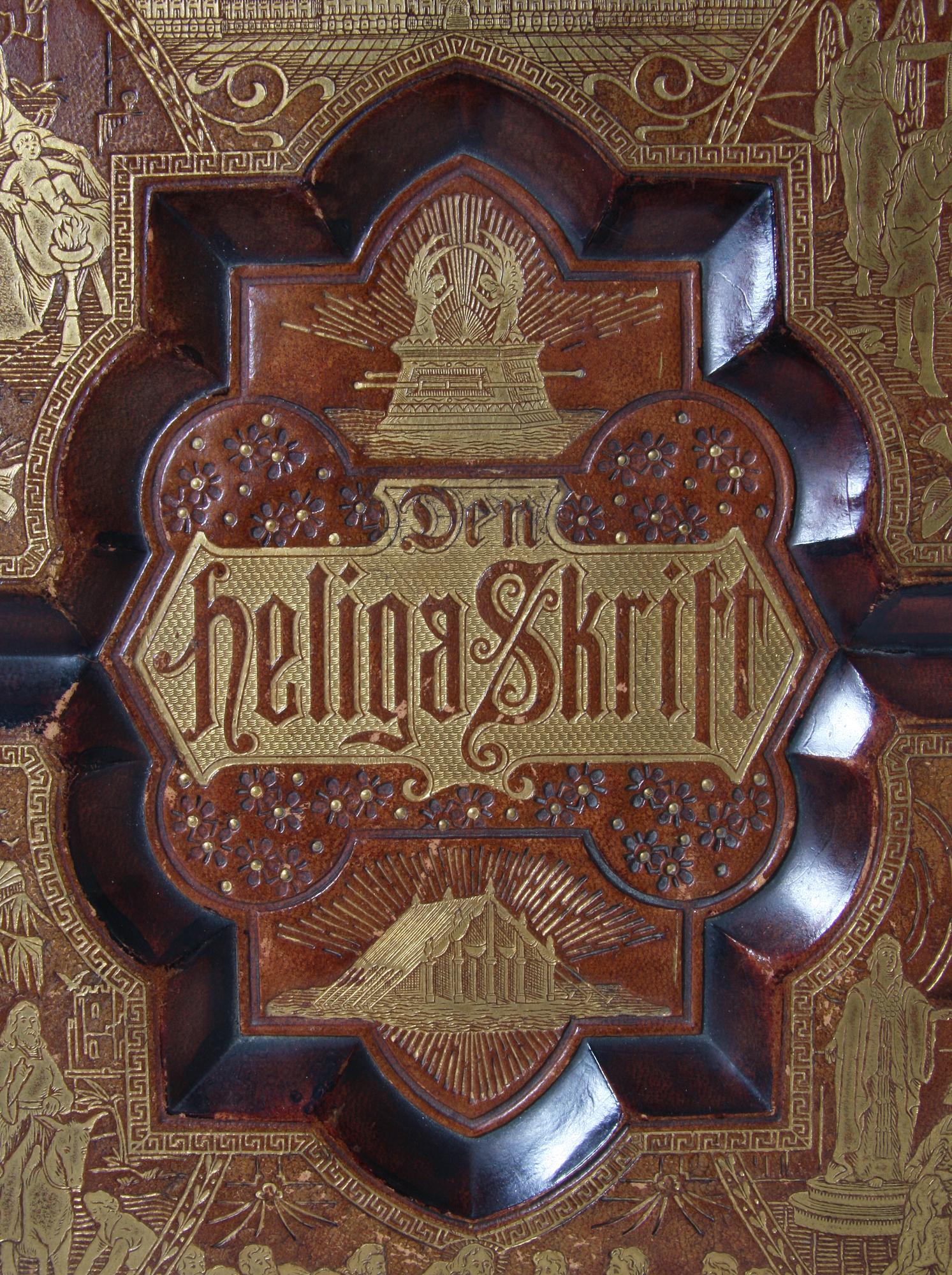 BOK, Den heliga skrift, Tryckt i Chicago, W. R. Vansant, 1889.