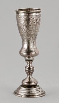 CHAMPAGNEBÄGARE, silver, Ryssland, 1800-talets andra hälft. Ca 95 gr.