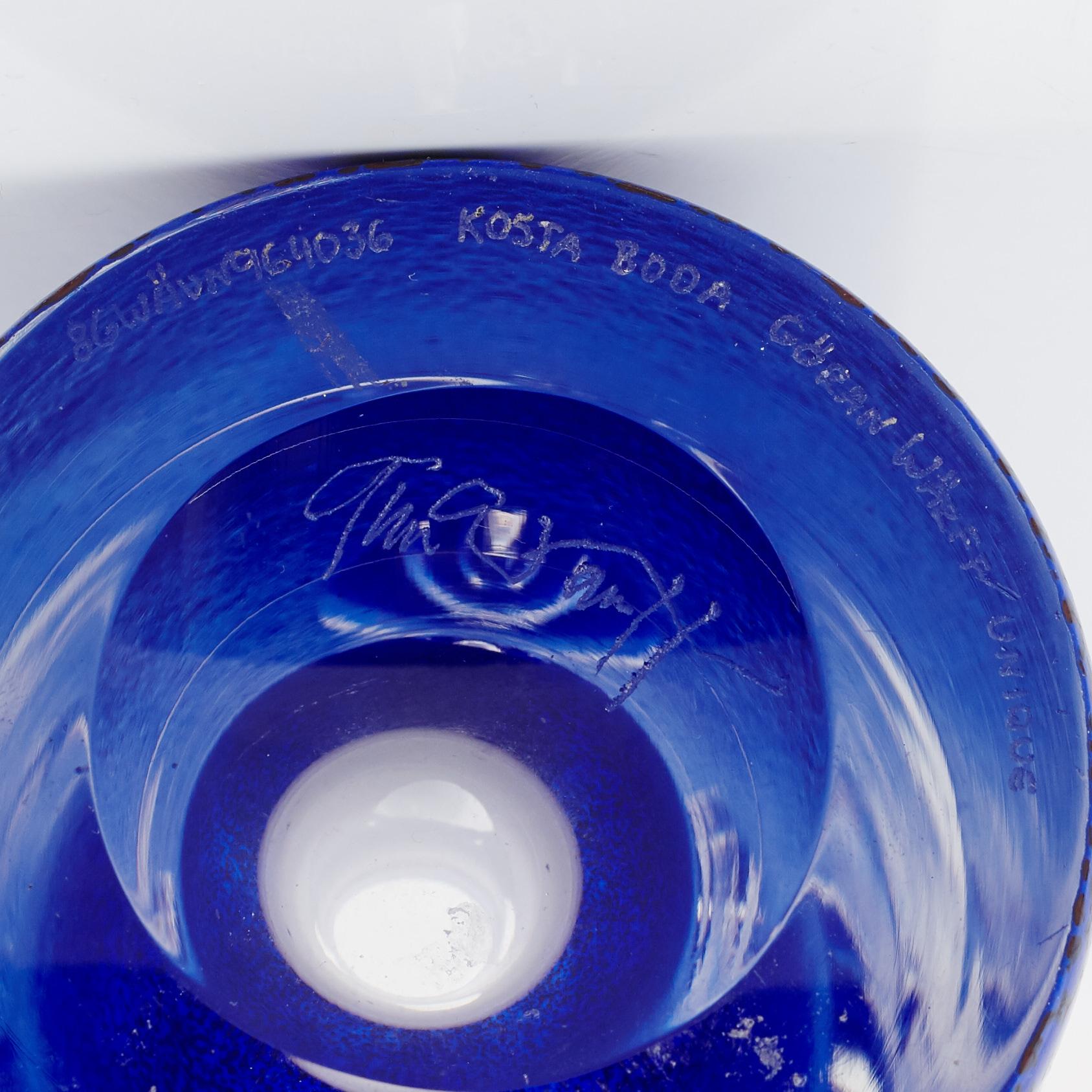 Göran Wärff, vas, glas, Kosta Boda, unik.