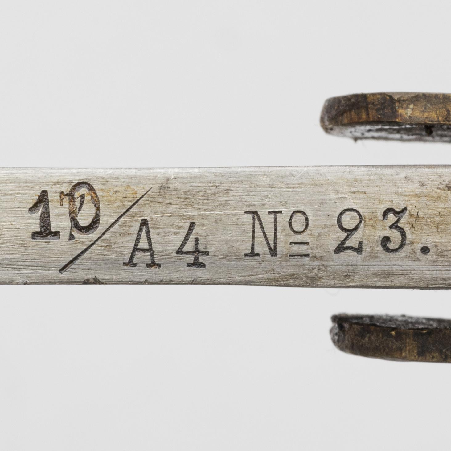 Two cavalry sabres, Swedish, m/1867 with scabbard.
