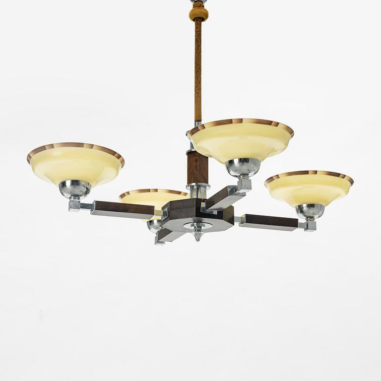 A ceiling light, 1930's.