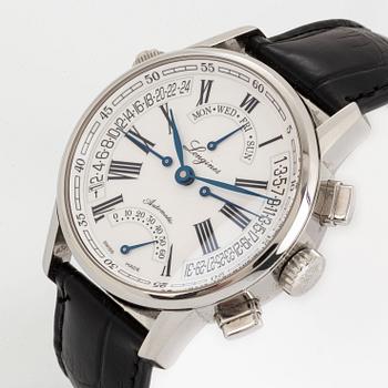 Longines, Heritage Retrograde, wristwatch, 41 mm.