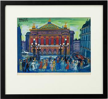 Maurice Blanchard, "Paris Place de l'Opera".