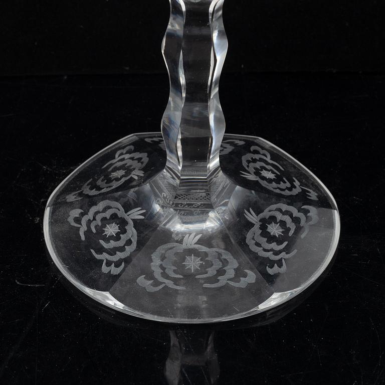 Edward Hald, a glass vase, Orrefors 1929.