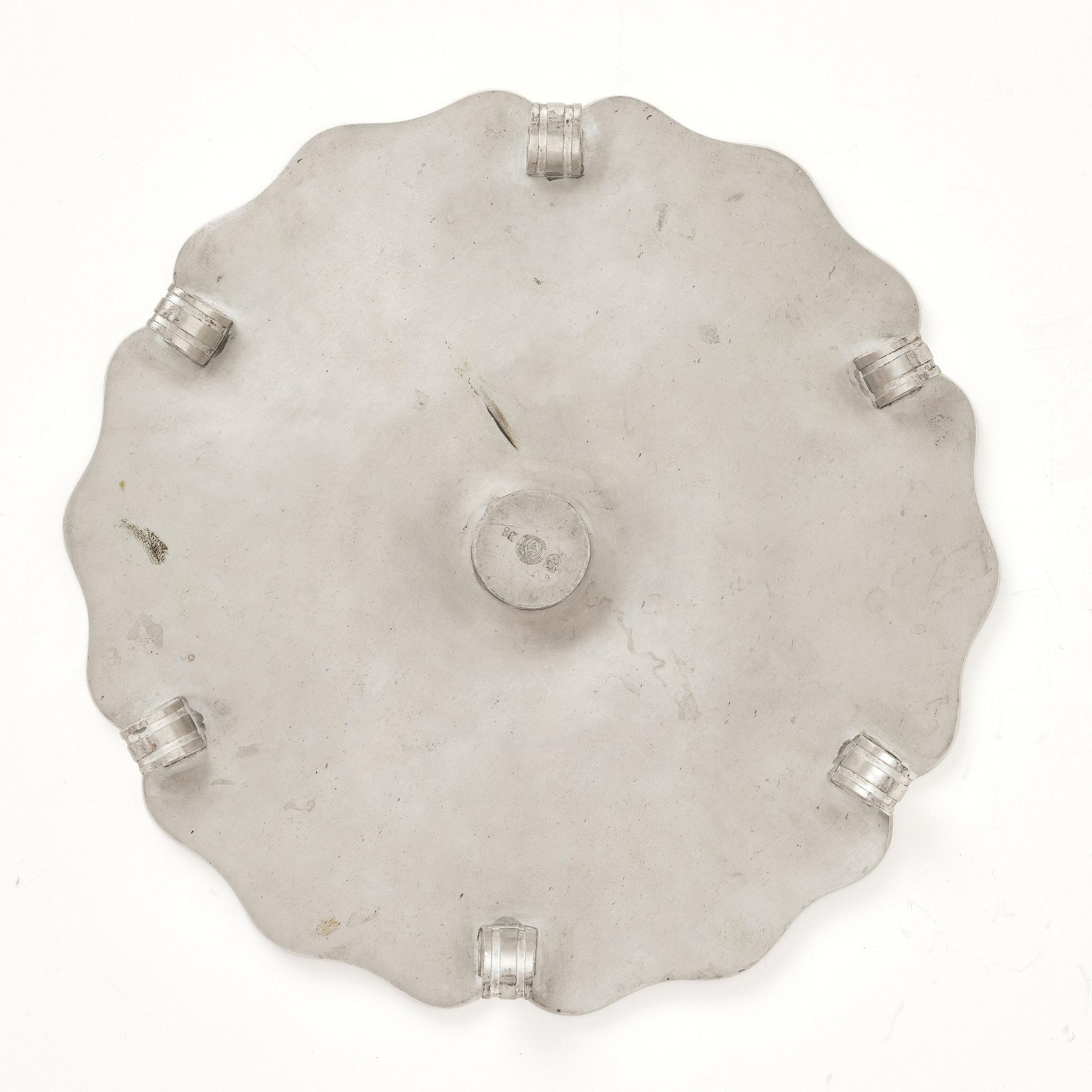 Firma Svenskt Tenn, a pewter cabaret, Stockholm 1930.