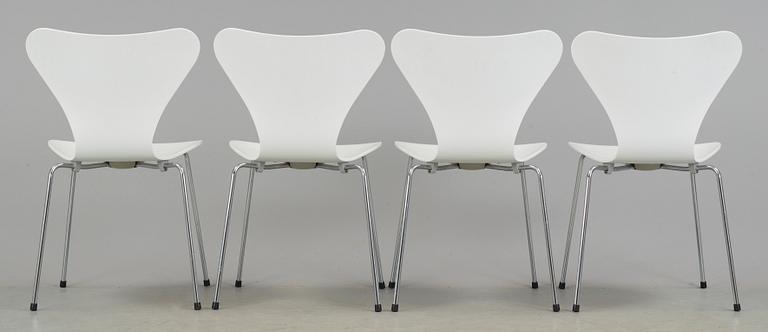 STOLAR, 4st, "Sjuan", Arne Jacobsen, Fritz Hansen.