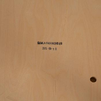 Front, armchairs, a pair, "Collage", Gemla, 2015.