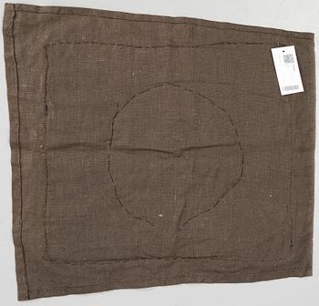 Jynne, "Red Lion", tapestry, 45 x 48 cm, Skåne, 19th century.