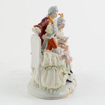 A porcelain figurine, Rudolf Volkstädter, Germany, 20th century.