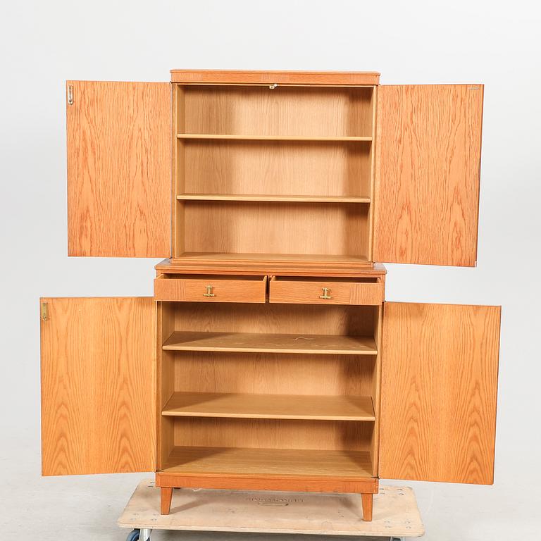 Carl Malmsten an oak "Calmare nyckel"  cabinet later part of the 20th century.