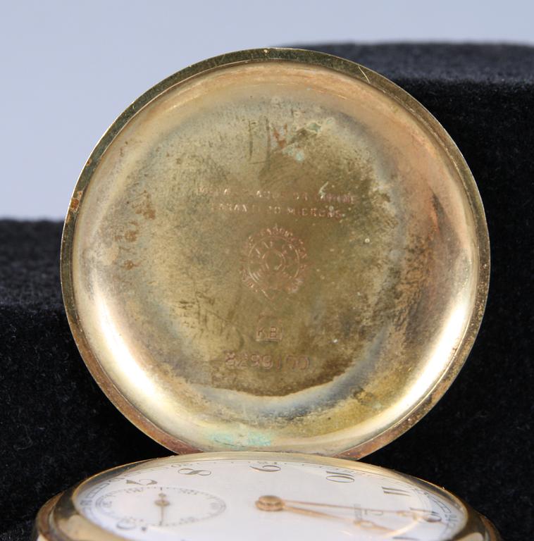 FICKUR, gulddouble, märkt "Omega".