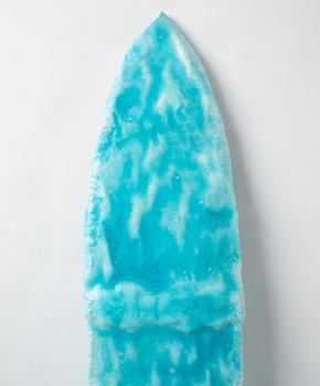 Tiril Hasselknippe, "Surfboard Light Blue in Brackets".