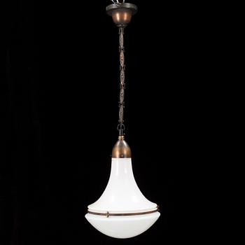 A ceiling light by Peter Behrens.