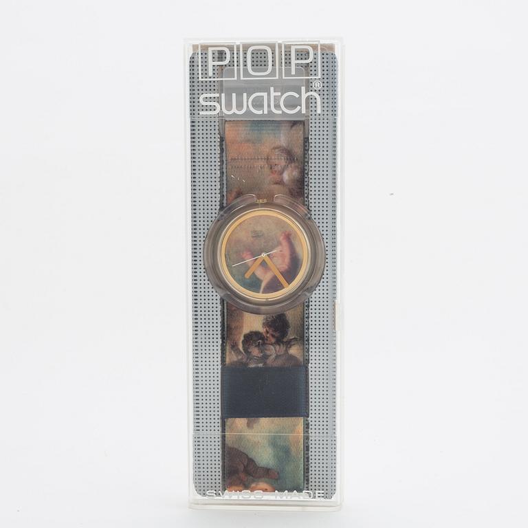 Swatch, Pop, Putti, by Vivienne Westwood, wristwatch 46 mm.