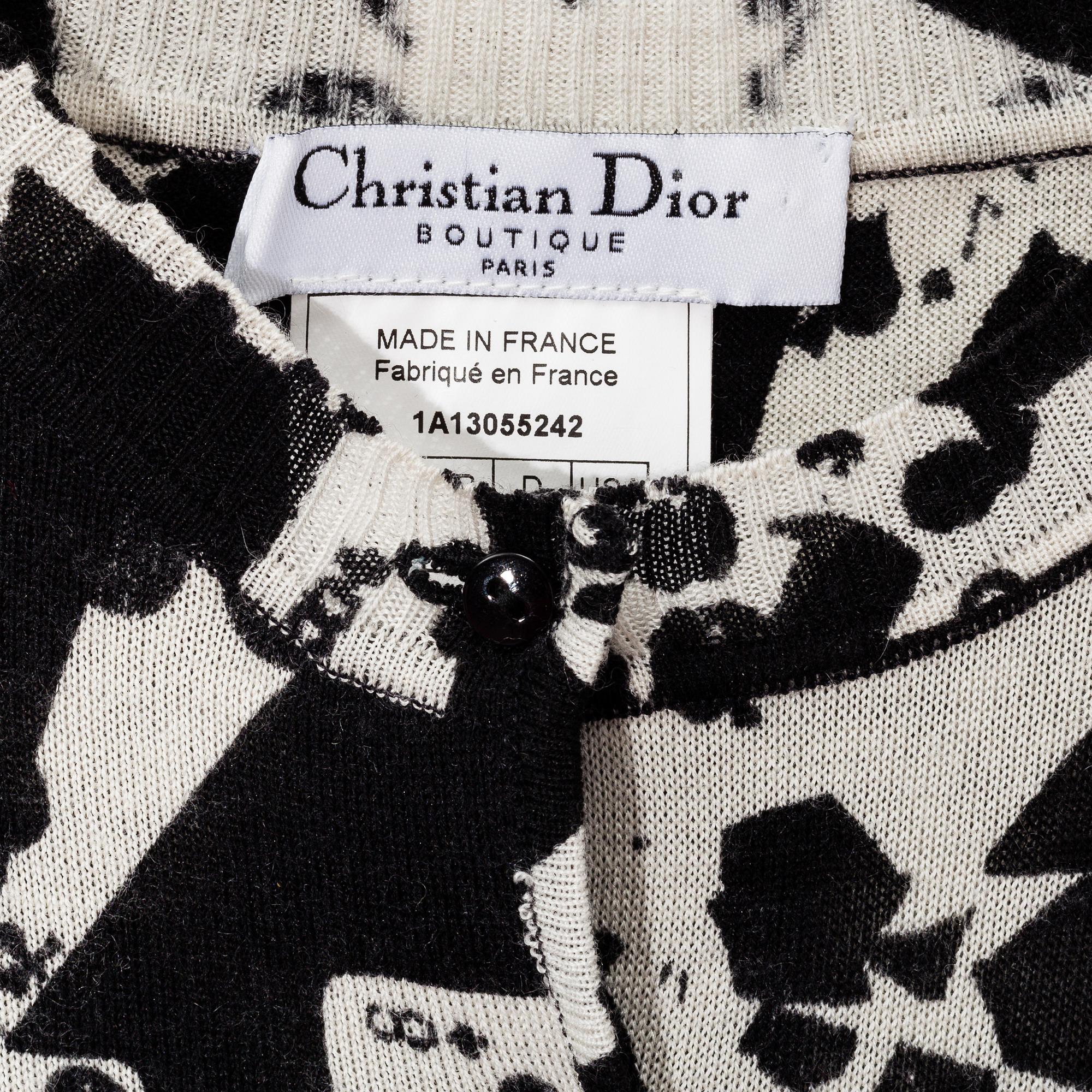CHRISTIAN DIOR, jumperset, 2 delar, fransk storlek 42.