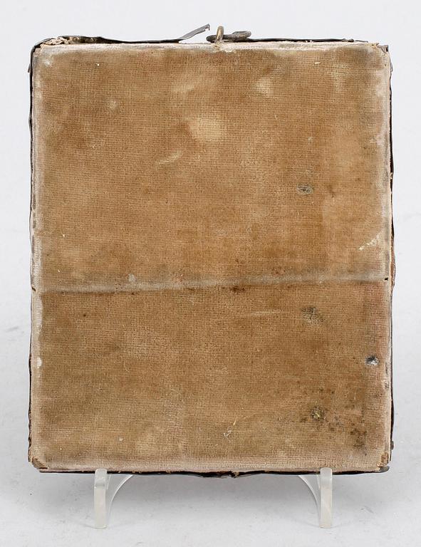 IKON MED SILVERRIZZA. Troligen 1800-tal.