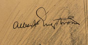 ALBERT ENGSTRÖM, tusch, 2 st, sign.