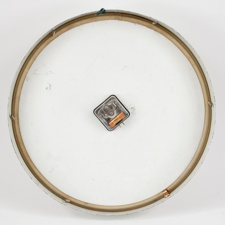 VÄGGUR, metall och plast, LM Ericsson, 1900-tal.