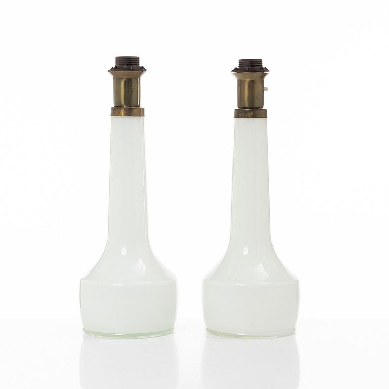 Bordslampor, ett par, Stilarmatur Tranås, 1970-tal.