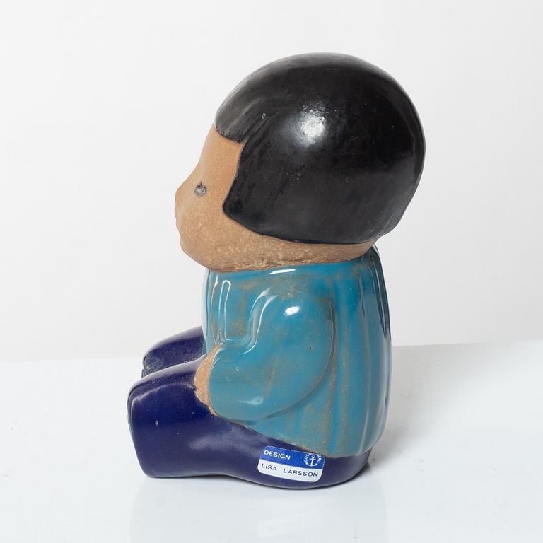 Lisa Larson, figurines, 8 pcs, "Children of the World", Gustavsberg.