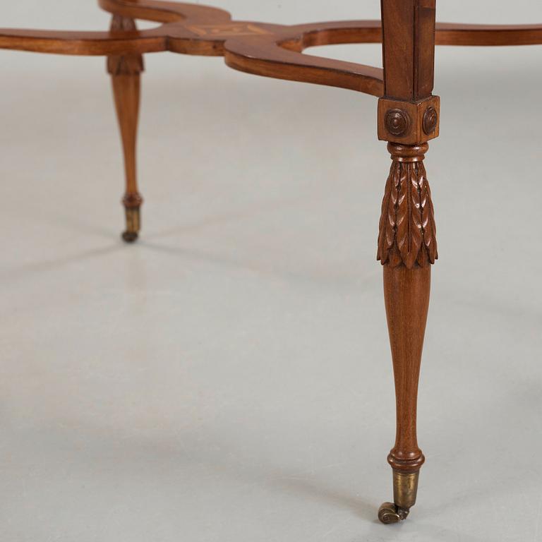 A late Gustavian table by Lars Qvarnberg, master 1801.