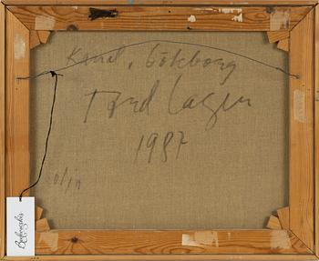 Tord Lager, olja på duk, signerad och daterad 1987.