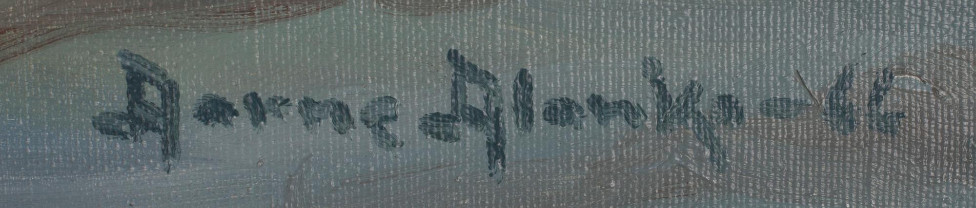 AARNE ALANKO, olja på duk, signerad och daterad -66.