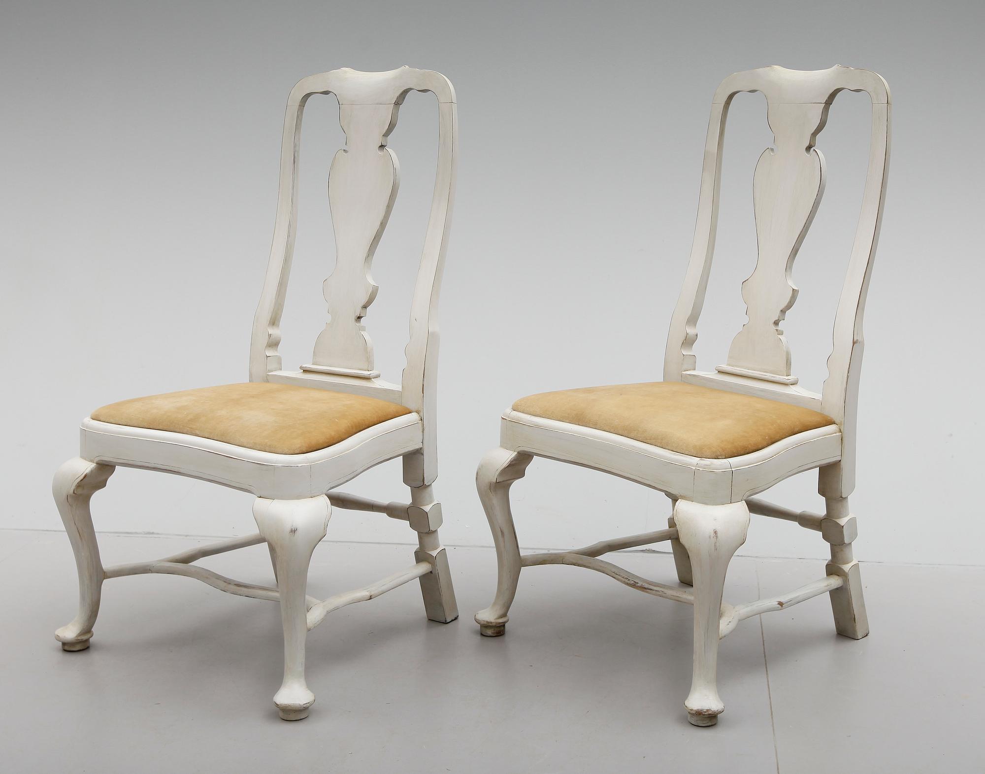 STOLAR, 12 st, senbarockstil, sekelskiftet 1900.