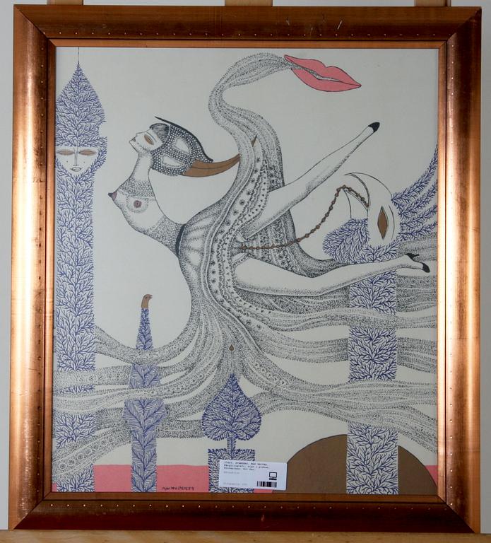 SVANBERG, MAX WALTER. Färglitografi, sign i plåten.
Proveniens: Git Gay.