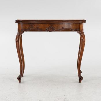 A games table, mid-19th Century.